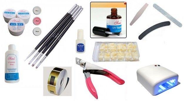 Set Complet pentru Manichiura unghii cu Lampa UV 36W