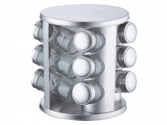 Set condimente 13 piese Dolero Peterhof, 3 nivele, suport rotativ rotund
