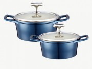 Set cratite 4 piese cu interior din ceramica