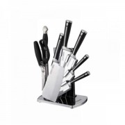 Set cutite din inox din 8 piese, suport inclus