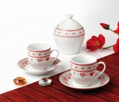 Set Espresso,6 piese,portelan