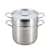Set Oale Inox Gatit la Aburi 7 Litri, 20 cm, 3 piese