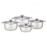 Set Oale inox Grunberg, capace sticla, 3.9, 4.4, 5.5, 6.3 Litri, 8 piese
