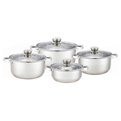 Set Oale inox Grunberg, capace sticla, 3.9, 4.4, 5.5, 6.3 Litri, 8 piese