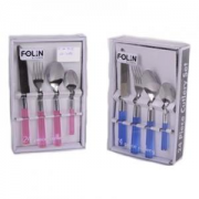 Set tacamuri 24 de piese, otel inoxidabil