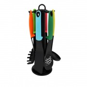 Set ustentile pentru bucatarie, suport,7 piese