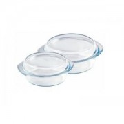 Set vase yena rotunde, 4 piese, capace