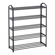 Suport pentru incaltaminte cu 5 rafturi,metal si plastic,62 x 19 x 79 cm