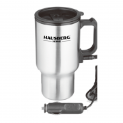 Termos Inox Hausberg pentru auto,450 ml,alimentare la bricheta,12 V