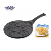 Tigaie Peterhof pentru clatite cu interior granit 7 forme Smile Faces