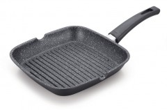 Tigaie Grill Aluminiu cu interior marmorat, 28 cm