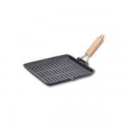 Tigaie Grill din Fonta cu maner pliabil,26 cm