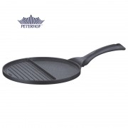 Tigaie tip Grill cu Interior din Granit Peterhof, 27 cm, 2 Suprafete