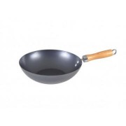 Tigaie wok 25 cm din otel carbon