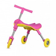 Tricicleta pliabila Jolly Kids fara pedale 60 x 33 x 39 cm,Roz