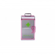 Trusa medicala Sanitec 23x15x38cm,roz