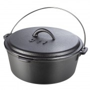 Tuci din fonta pura, 3.8 Litri, 25cm, capac