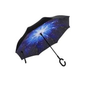 Umbrela de ploaie reversibila 106 cm Imprimeu Interior Univers