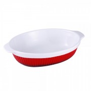Vas de copt oval din ceramică, 3 litri