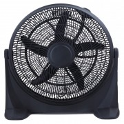 Ventilator cu suport,3 trepte viteza, 90W,40 cm, negru