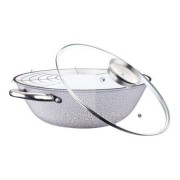 Tigaie Wok Peterhof, 30 cm, interior fonta