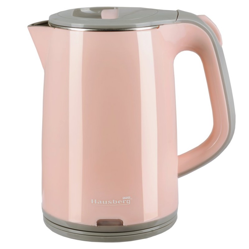 Cana Fierbator Hausberg,1500W,oprire automata,1.7 L,roz